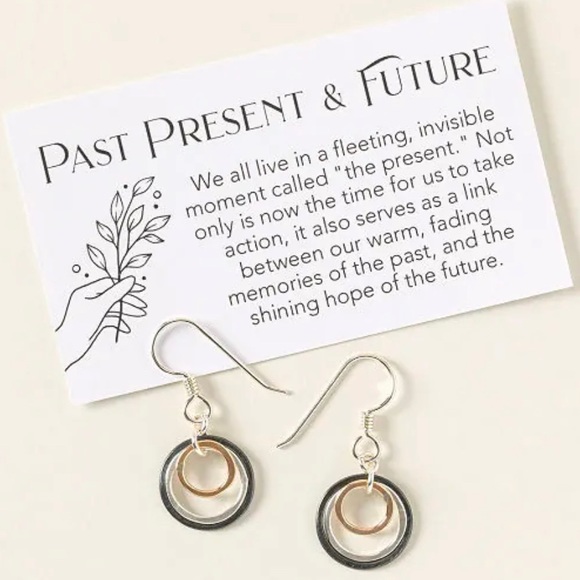 Past Present & Future Earrings - Picture 1 of 9